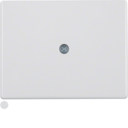 10050069 Centre plate for cable outlet Berker Arsys,  polar white glossy
