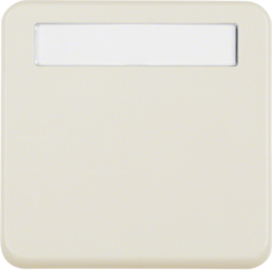 102250 Intermediate ring with hinged cover with labelling field,  Splash-protected flush-mounted IP44, white glossy