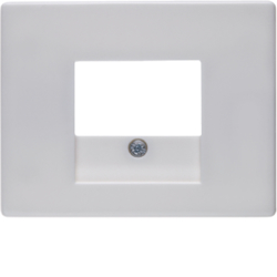 10350169 Centre plate with TAE cut-out Berker Arsys,  polar white glossy