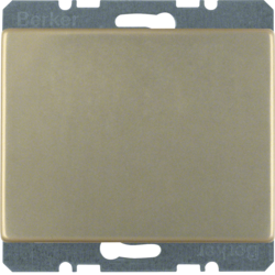 10440001 Blind plug with centre plate Berker Arsys,  light bronze matt,  aluminium lacquered
