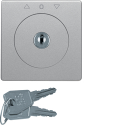 1082608400 Key can be removed in 3 positions,  Berker Q.1/Q.3/Q.7/Q.9