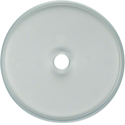 109030 Glass cover plate for rotary switch/spring-return push-button Serie Glas
