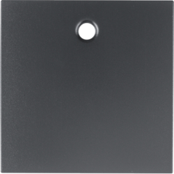 11461606 Centre plate for pullcord switch/pullcord push-button Berker S.1/B.3/B.7, anthracite,  matt