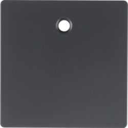 11466086 Centre plate for pullcord switch/pullcord push-button Berker Q.1/Q.3/Q.7/Q.9, anthracite velvety,  lacquered