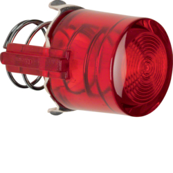 1229 Knob for push-button/pilot lamp E10 Serie 1930/Glas/R.classic,  red,  transparent