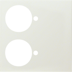 12888952 Centre plate for pneumatic call switch white glossy