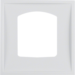 13058989 Centre plate for dropping plug-and-socket connector polar white glossy
