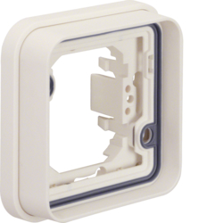 13283502 Frame 1gang for flush-mounted installation with sealing,  Berker W.1, polar white matt