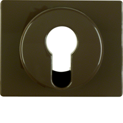 15050011 Centre plate for key switch/key push-button Berker Arsys,  brown glossy