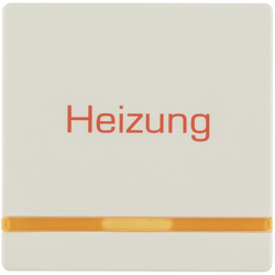 16216062 Rocker with imprint "Heizung" orange lens