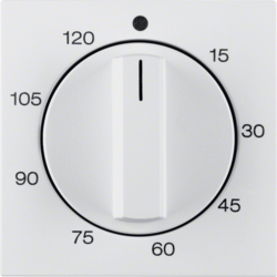 16331909 Centre plate for mechanical timer Berker S.1/B.3/B.7, polar white matt