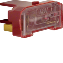 167603 Glow lamp unit with N-terminal Light control,  red