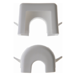 181309 Wire and duct entry Surface-mounted accessories,  polar white
