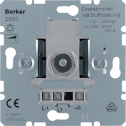 2885 Rotary dimmer 1000 W with soft-lock,  Light control,  others