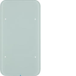 75142860 Touch sensor 2gang comfort with integral bus coupling unit,  KNX - Berker R.1, glass polar white