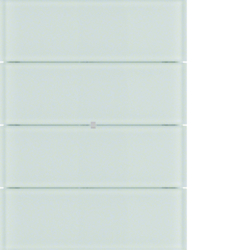 75164590 B.IQ push-button 4gang comfort KNX - Berker B.IQ,  glass polar white