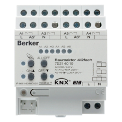 75314019 Room actuator 4/2gang RMD KNX,  light grey