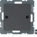 10091616 Blind plug with centre plate,  screw-on Berker S.1/B.3/B.7, anthracite,  matt
