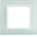 10116909 Glass frame 1gang Berker B.7, glass polar white/polar white matt