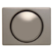 11340001 Centre plate for rotary dimmer/rotary potentiometer with setting knob,  Berker Arsys,  light bronze matt,  aluminium lacquered