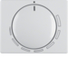 11350089 Centre plate for speed controller with setting knob,  Berker Arsys,  polar white glossy