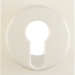 15078982 Centre plate for key switch/key push-button Berker S.1/B.3/B.7, white glossy