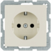 41236082 SCHUKO socket outlet with enhanced touch protection,  with screw-in lift terminals