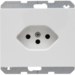 47137019 Socket outlet with earthing contact SWITZERLAND type 12, 3gang with enhanced touch protection,  Screw terminals,  Berker K.1