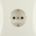 47428982 SCHUKO socket outlet with cover plate Berker S.1/B.3/B.7, white glossy