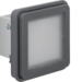 51733525 Insert of LED signal light,  white lighting surface-mounted/flush-mounted Berker W.1, grey matt