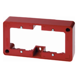 10300062 Frame 2gang surface-mounted Surface-mounted accessories,  red glossy