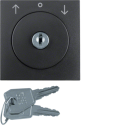 1081160600 Key can be removed in 0 position,  Berker S.1/B.3/B.7