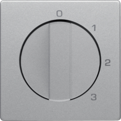 10966084 Centre plate with rotary knob for 3-step switch with neutral-position,  Berker Q.1/Q.3/Q.7/Q.9