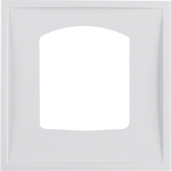 13058982 Centre plate for dropping plug-and-socket connector white glossy