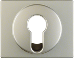 15059014 Centre plate for key switch/key push-button Berker Arsys,  stainless steel matt,  lacquered