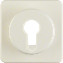 151912 Centre plate for key switch/key push-button Splash-protected flush-mounted IP44, white glossy