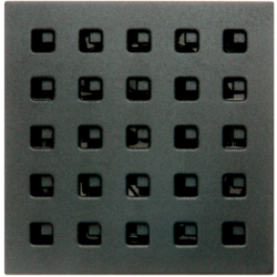 17331606 Centre plate for intercom insert Berker S.1/B.7, anthracite,  matt