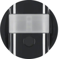 85341231 IR motion detector comfort 1.1 m Berker R.1/R.3/R.8/Serie 1930/R.classic,  black glossy