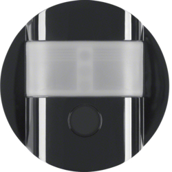 85342231 IR motion detector comfort 2.2 m Berker R.1/R.3/R.8/Serie 1930/R.classic,  black glossy