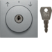 1081140400 Key can be removed in 0 position,  Berker S.1/B.3/B.7