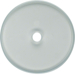 109030 Glass cover plate for rotary switch/spring-return push-button Serie Glas