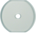 1095 Glass cover centre plate for rotary switch/spring-return push-button Serie Glas,  clear glossy