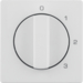 10966082 Centre plate with rotary knob for 3-step switch with neutral-position,  Berker Q.1/Q.3/Q.7/Q.9