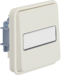 30863532 Change-over switch insert with rocker surface-mounted/flush-mounted with labelling field - illuminated,  Berker W.1, polar white matt