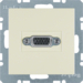 3315408982 VGA socket outlet Berker S.1/B.3/B.7, white glossy