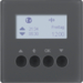 85745126 KNX radio blind time switch quicklink with display,  Berker Q.1/Q.3/Q.7/Q.9, anthracite velvety,  lacquered