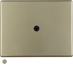 10049011 Centre plate for cable outlet Berker Arsys,  light bronze matt,  lacquered