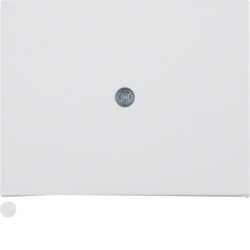 10057009 Centre plate for cable outlet Berker K.1, polar white glossy