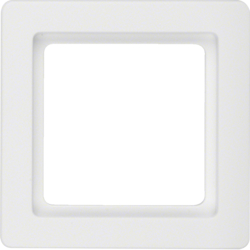 10116089 Frame 1gang Berker Q.1, polar white velvety