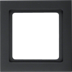 10116096 Frame 1gang Berker Q.3, anthracite velvety,  lacquered